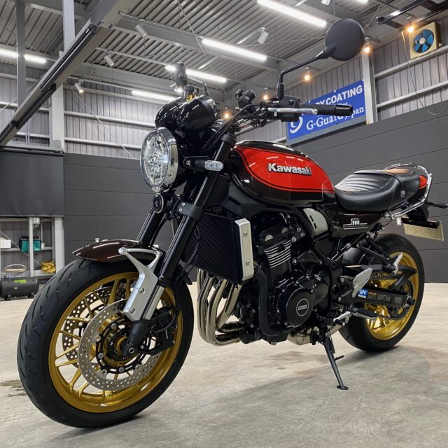 カワサキ Z900RS 50th 阿波市バイクコーティング