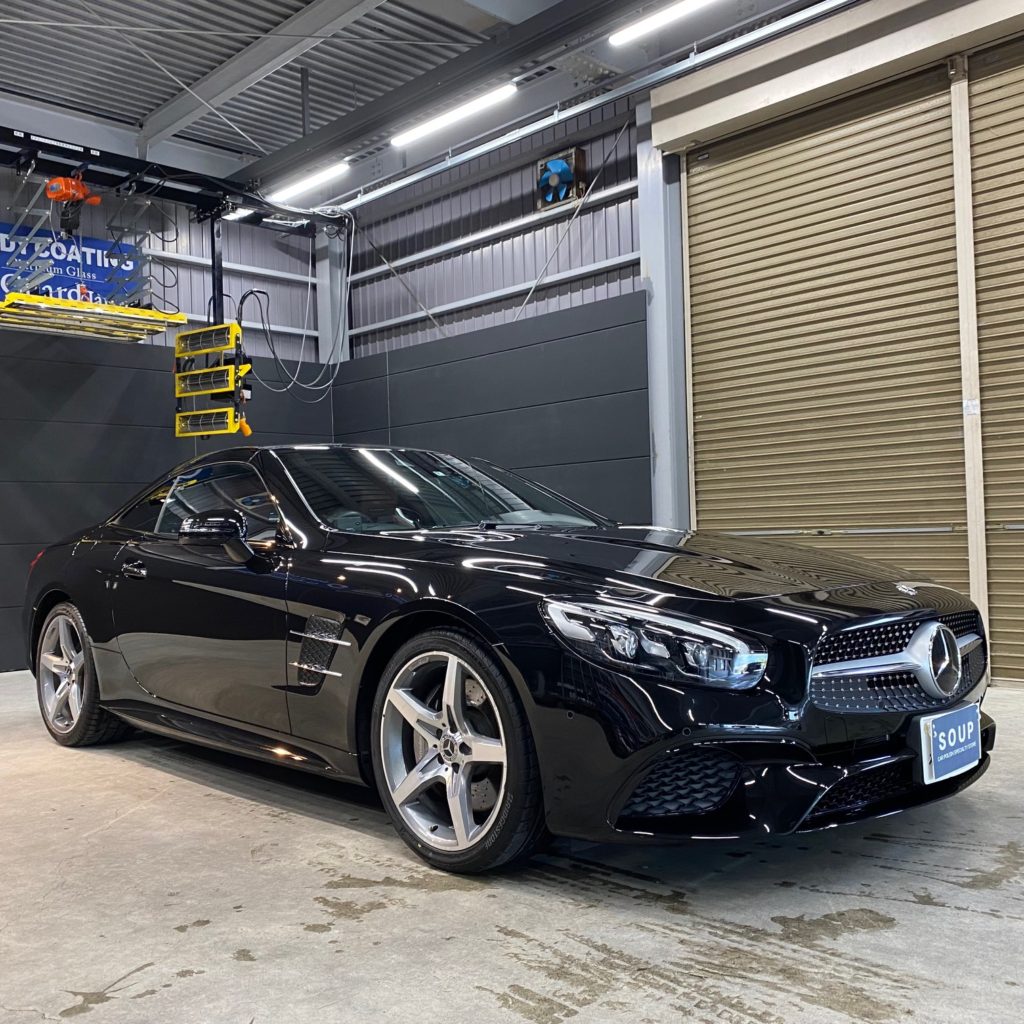 【メルシャリ様】 専用 メルセデスベンツ R231 SL400 美馬市ボディガラスコーティング - 徳島