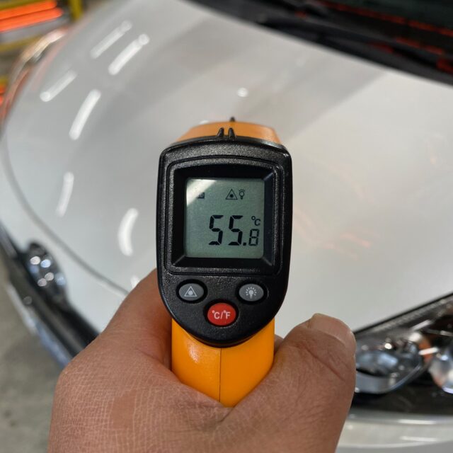 徳島県三好郡のお客様の新車 トヨタ NSP170 シエンタに高品質で耐久性の高いボディガラスコーティングを施工しました。