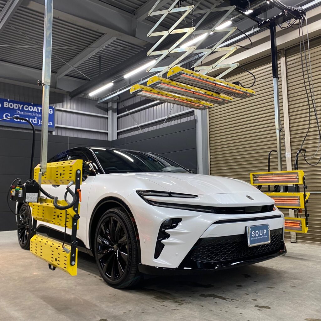 トヨタ AZSH36 クラウンスポーツ 三好郡ボディガラスコーティング