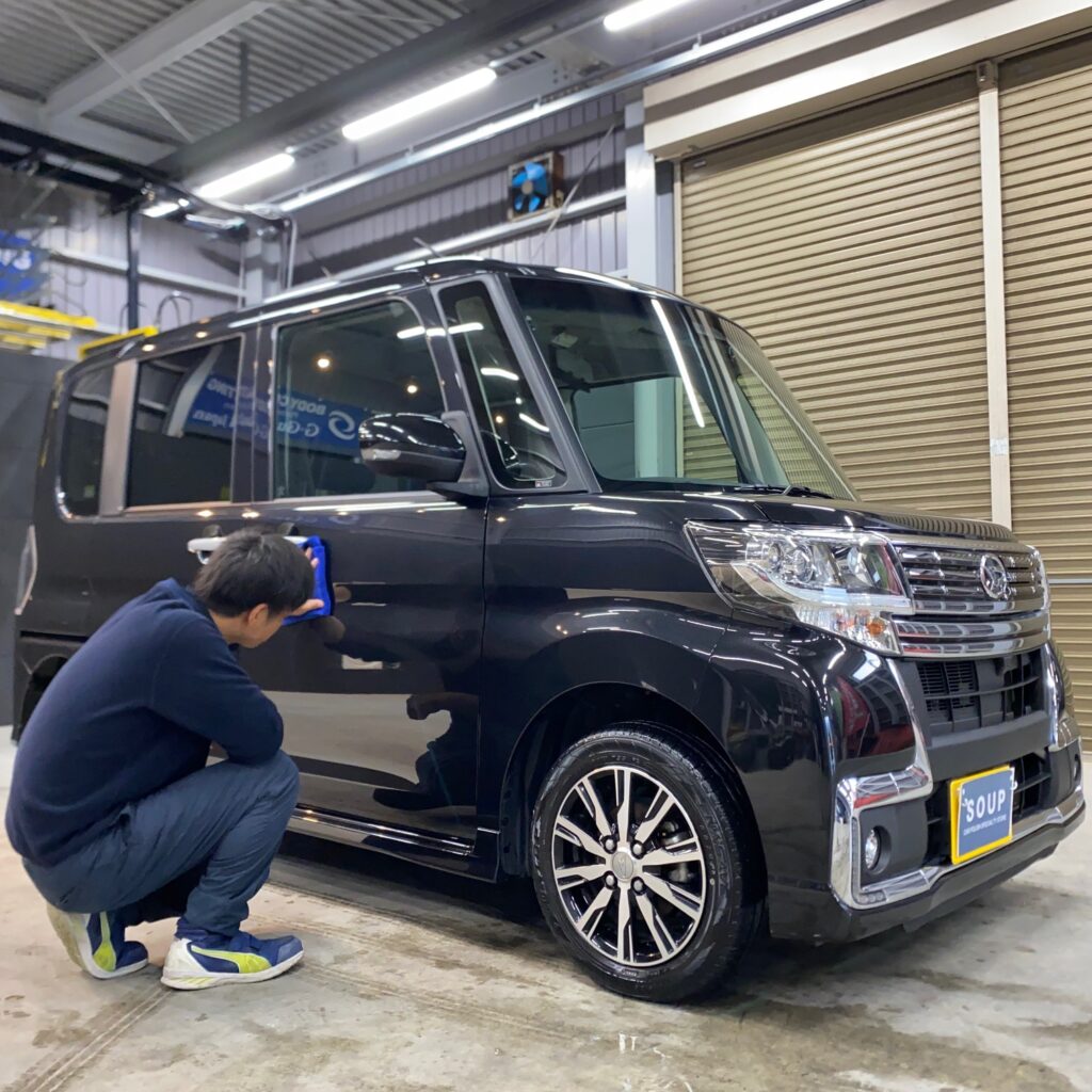 ダイハツ LA600S タントカスタム 三好郡ボディガラスコーティング