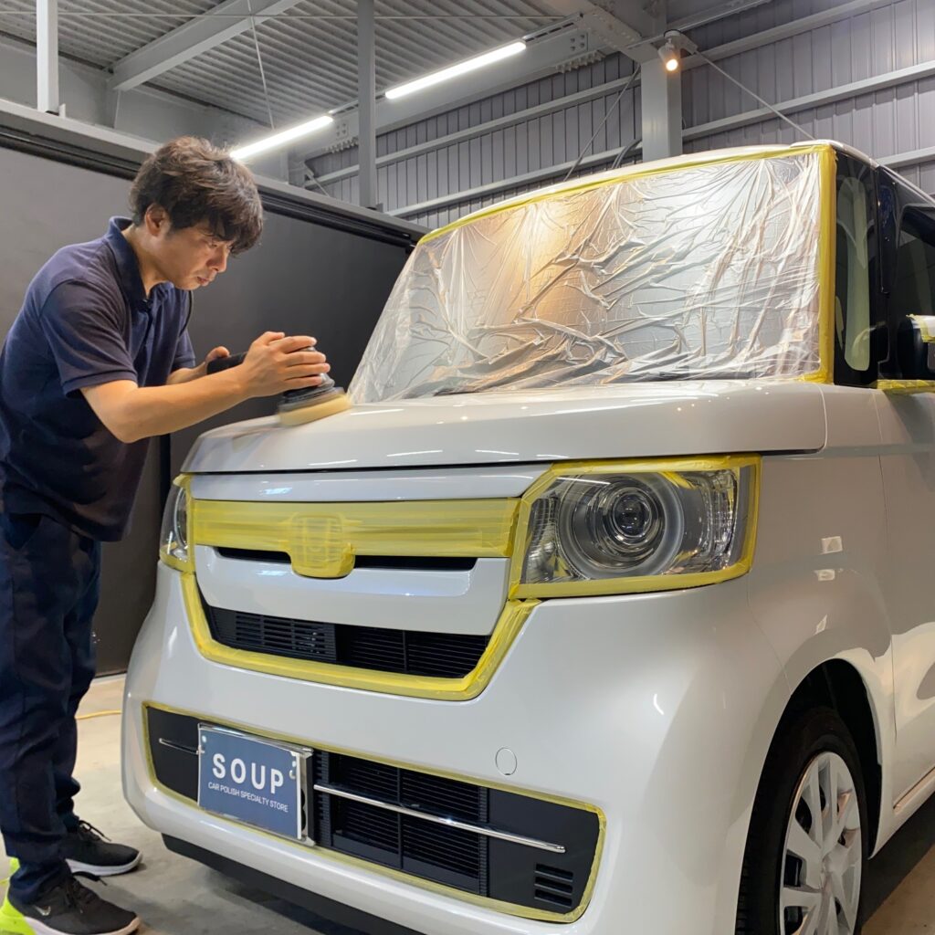 ホンダ JF3 N-BOX 三好郡ボディガラスコーティング - 徳島のガラス