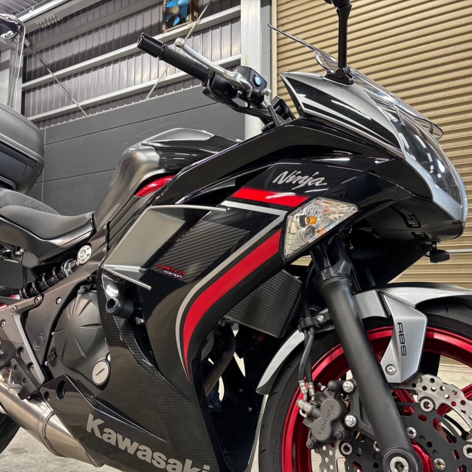 カワサキ EX400E Ninja 徳島県三好郡バイクコーティング【SystemX PRO】