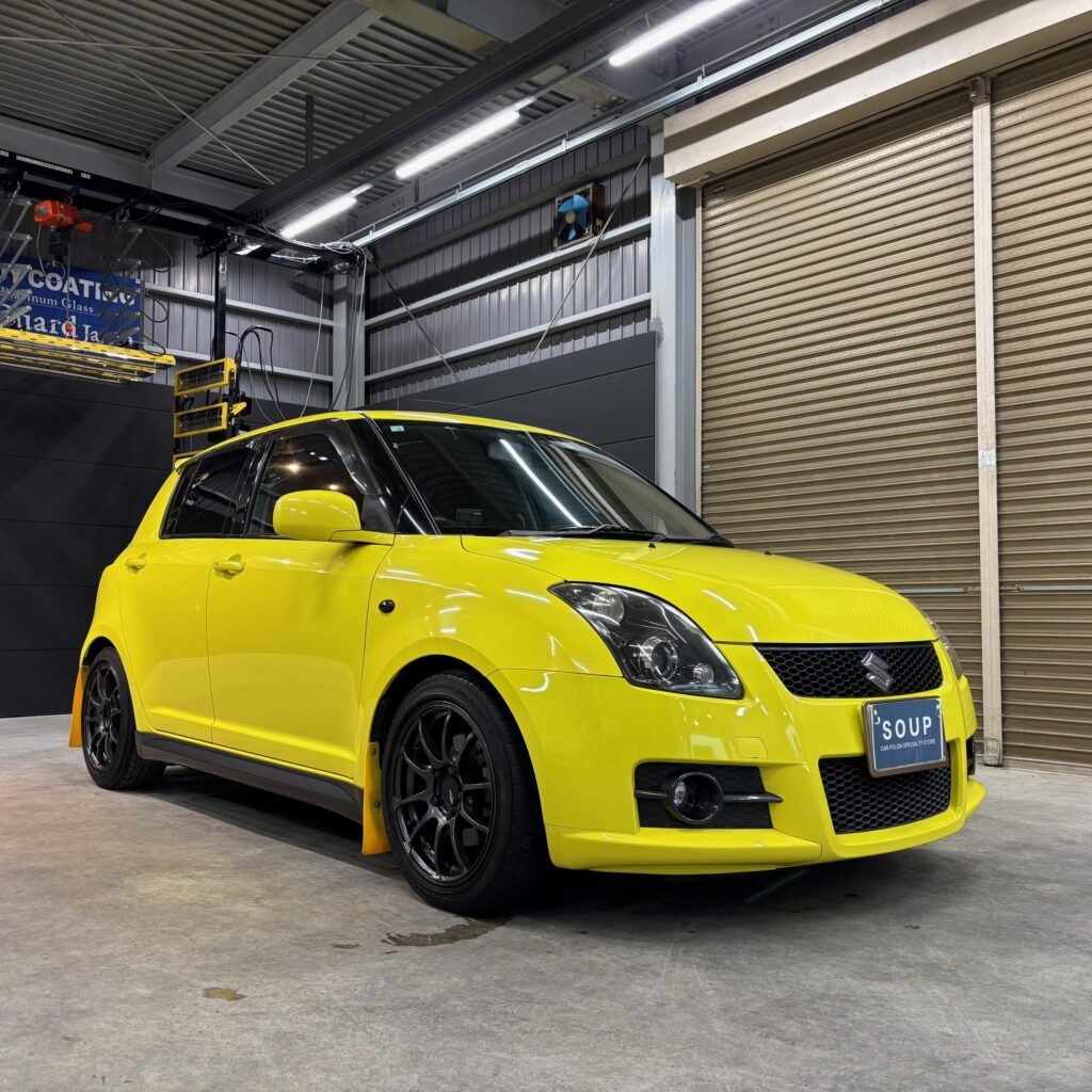 スズキ スイフトスポーツ ZC31S 徳島県三好郡ボディガラスコーティング