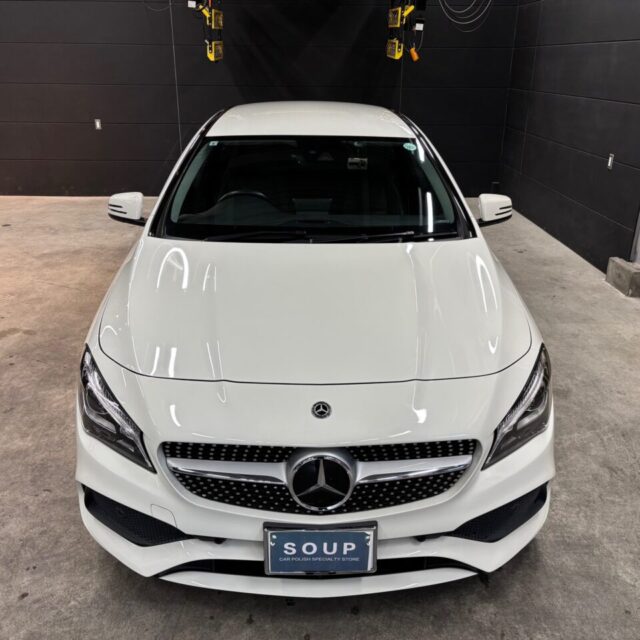 メルセデスベンツ X117 CLA180 ガラスコーティング