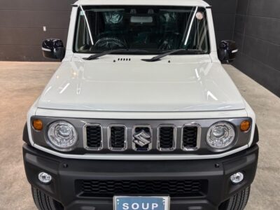 新車スズキ ジムニー（JC74W ノマド）にG.Guard 3層ガラスコーティングを施工。 徳島県三好市のカーコーティング専門店SOUPによる、艶と耐久性を兼ね備えた高性能なジムニー専用コーティング仕上げ。