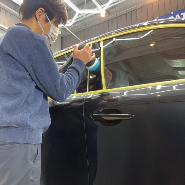 新車マツダ KH3P CX-60へ、徳島県三好市のカーコーティング専門店SOUPが軽研磨を施工。塗装面を繊細に整えることで、SystemX PROセラミックコーティング本来の透明感・艶・光沢をさらに高次元へ引き上げます。