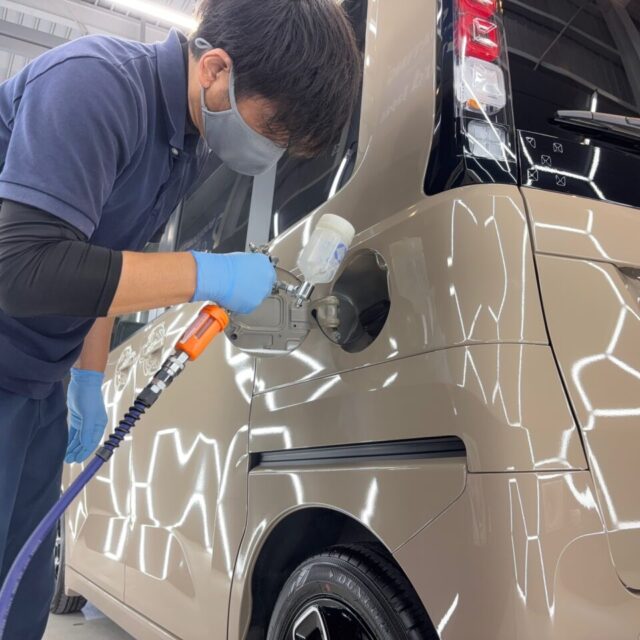 こうして完成したルークスは、新車らしいクリアな塗装の美しさに加えて、SystemX PROならではの深みのある艶と透明感が感じられる仕上がりとなりました。
