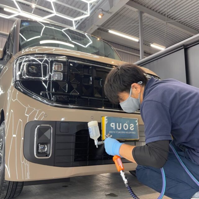 こうして完成したルークスは、新車らしいクリアな塗装の美しさに加えて、SystemX PROならではの深みのある艶と透明感が感じられる仕上がりとなりました。